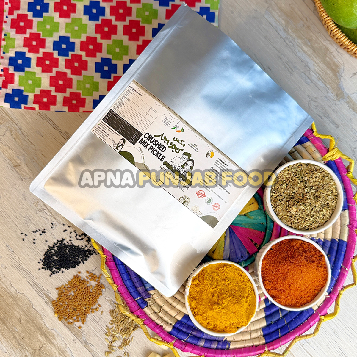 Crushed Mix Pickle کُچلا ہوا مکس اچار