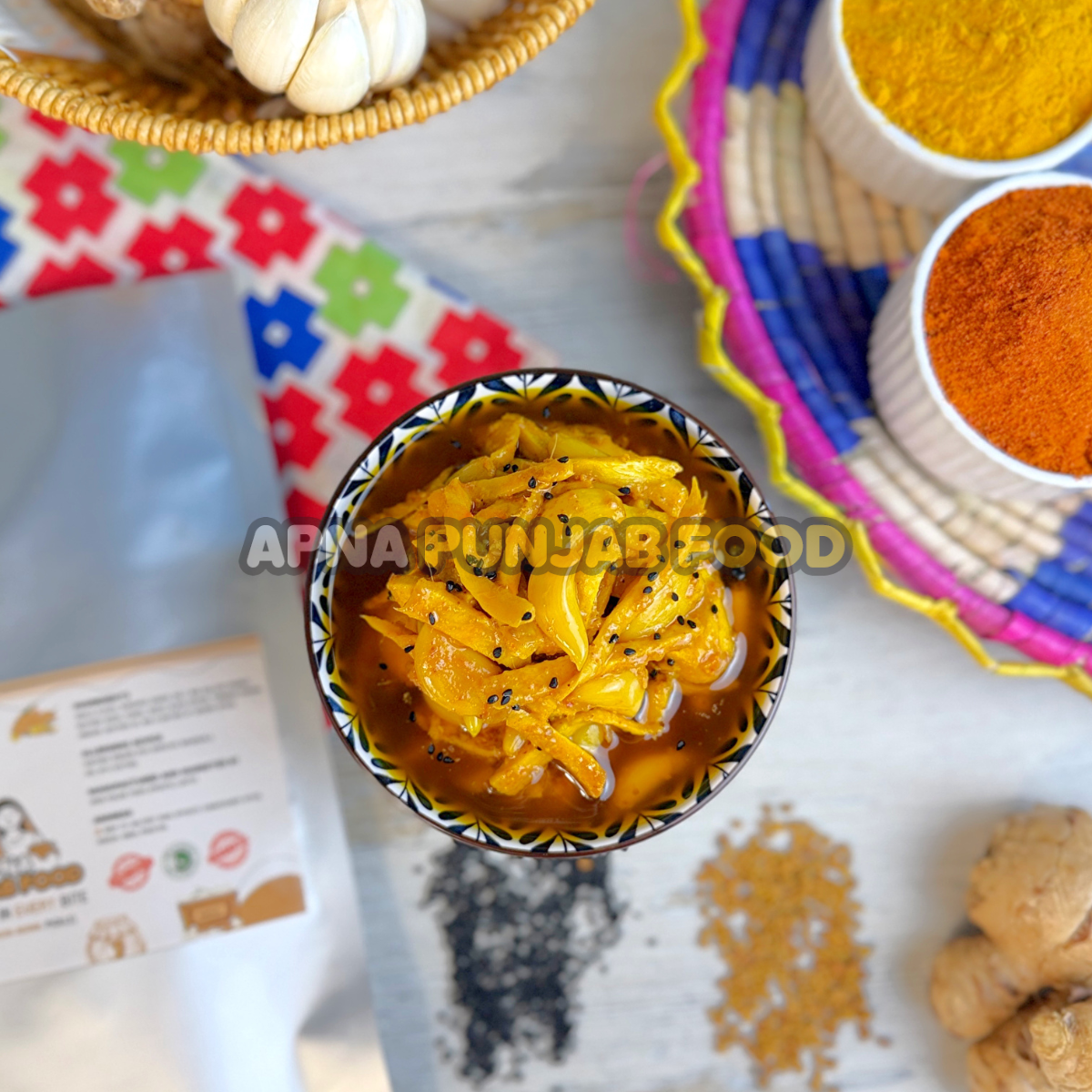 Lahsan Adrak Pickle لہسن ادرک اچار