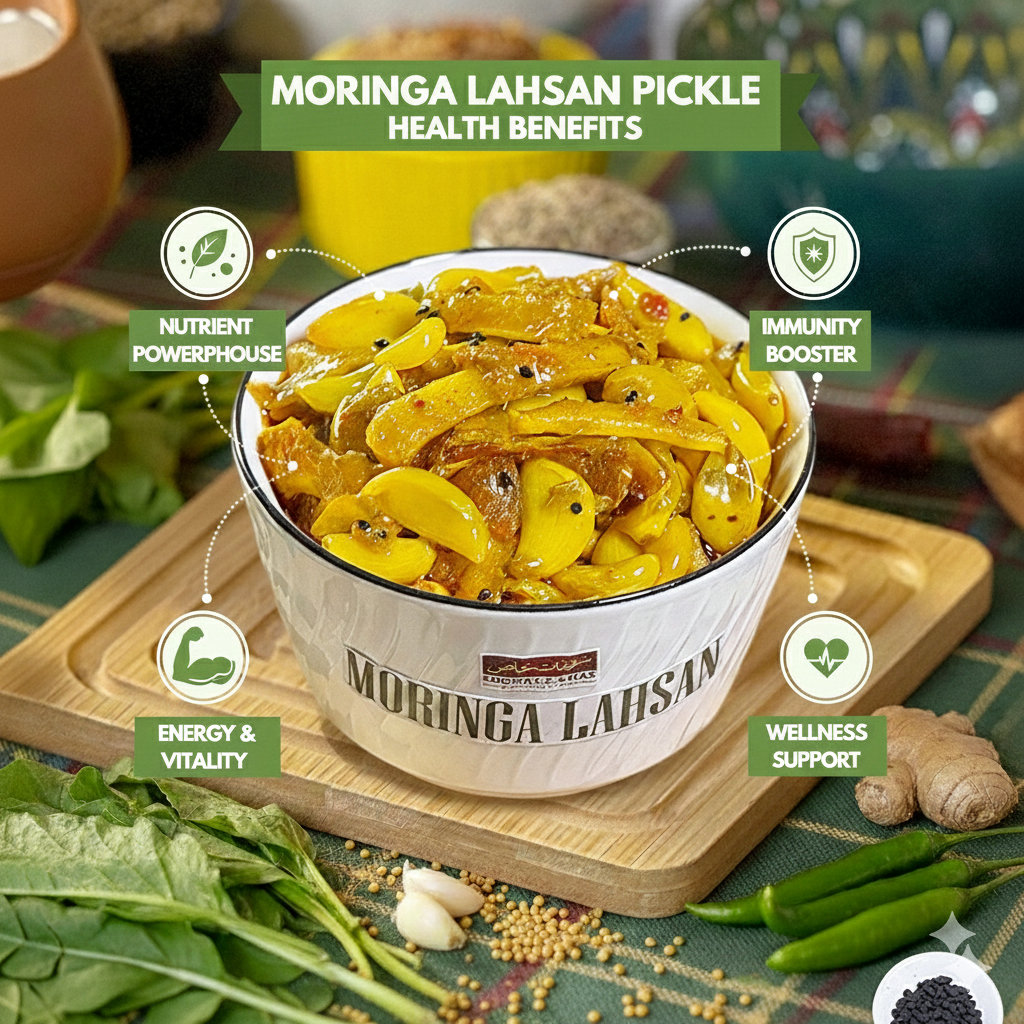 Moringa Lahsan Pickle سوہنجنا لہسن اچار