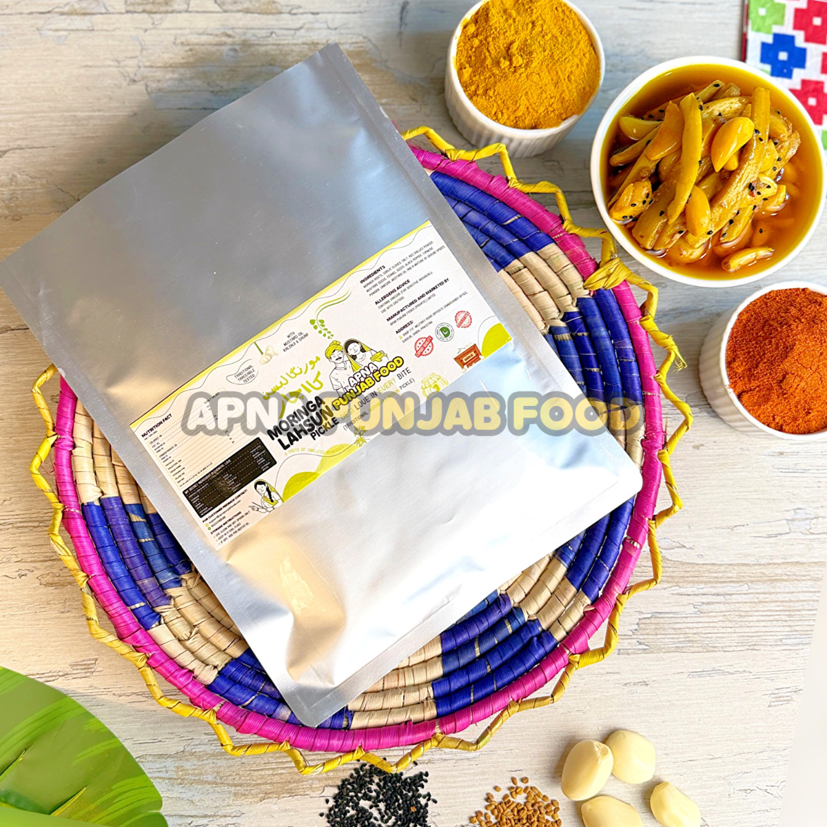 Moringa Lahsan Pickle سوہنجنا لہسن اچار