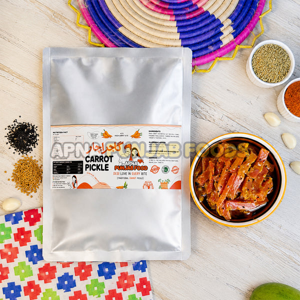 Red Carrot Pickle سرخ گاجر کا اچار