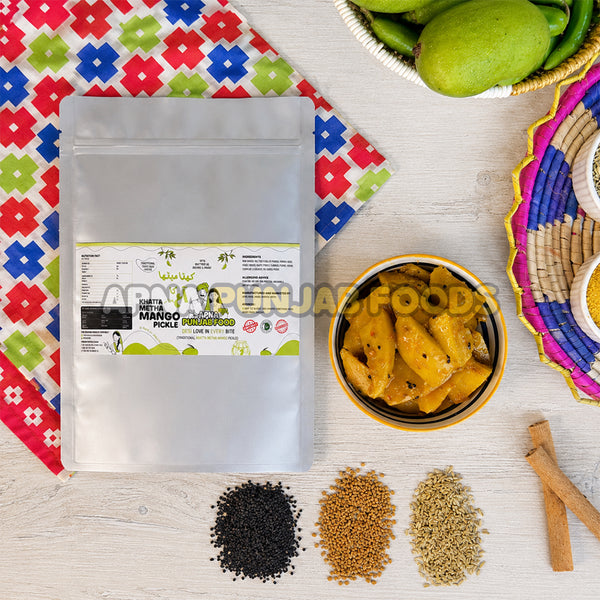 Khata Metha Mango Pickle کھٹا میٹھا آم کا اچار