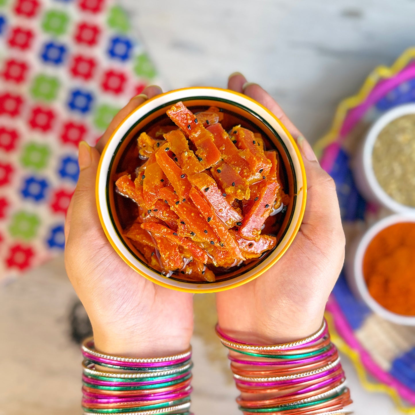 Red Carrot Pickle سرخ گاجر کا اچار