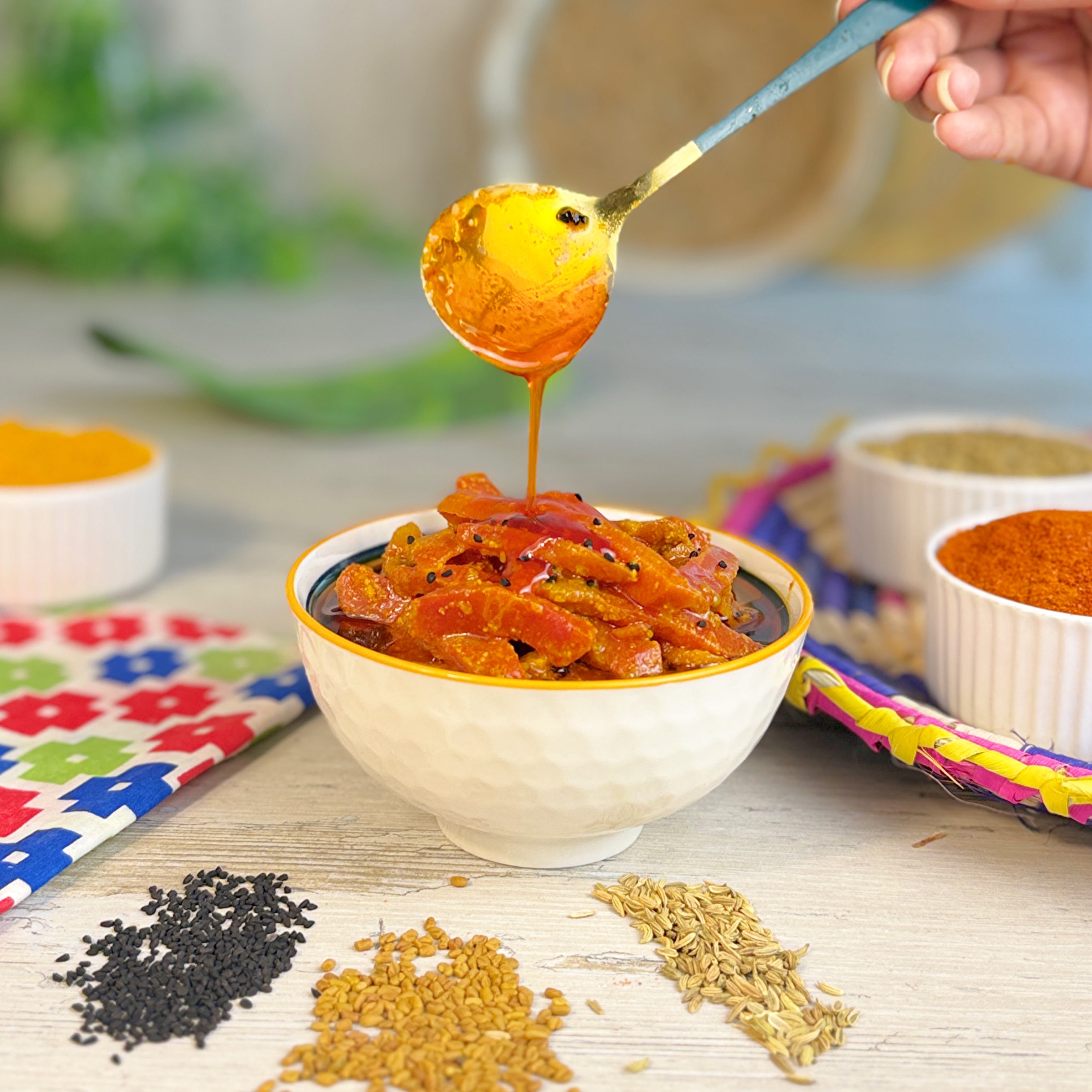 Red Carrot Pickle سرخ گاجر کا اچار