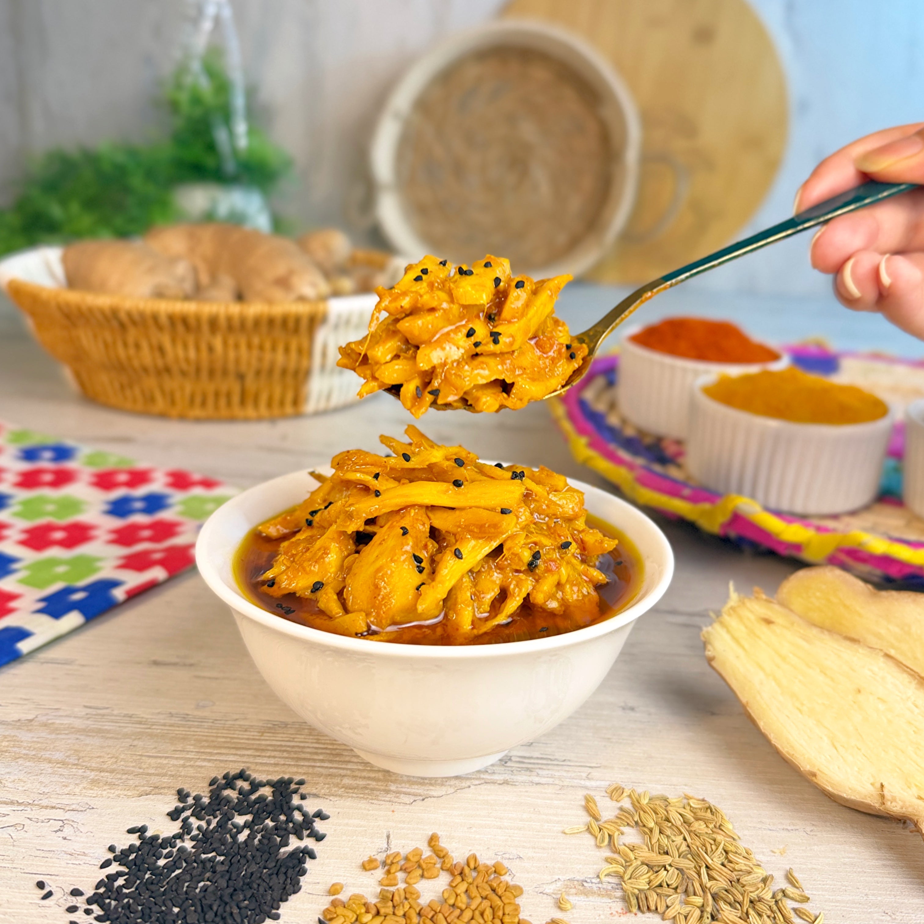Desi Adrak Pickle دیسی ادرک اچار