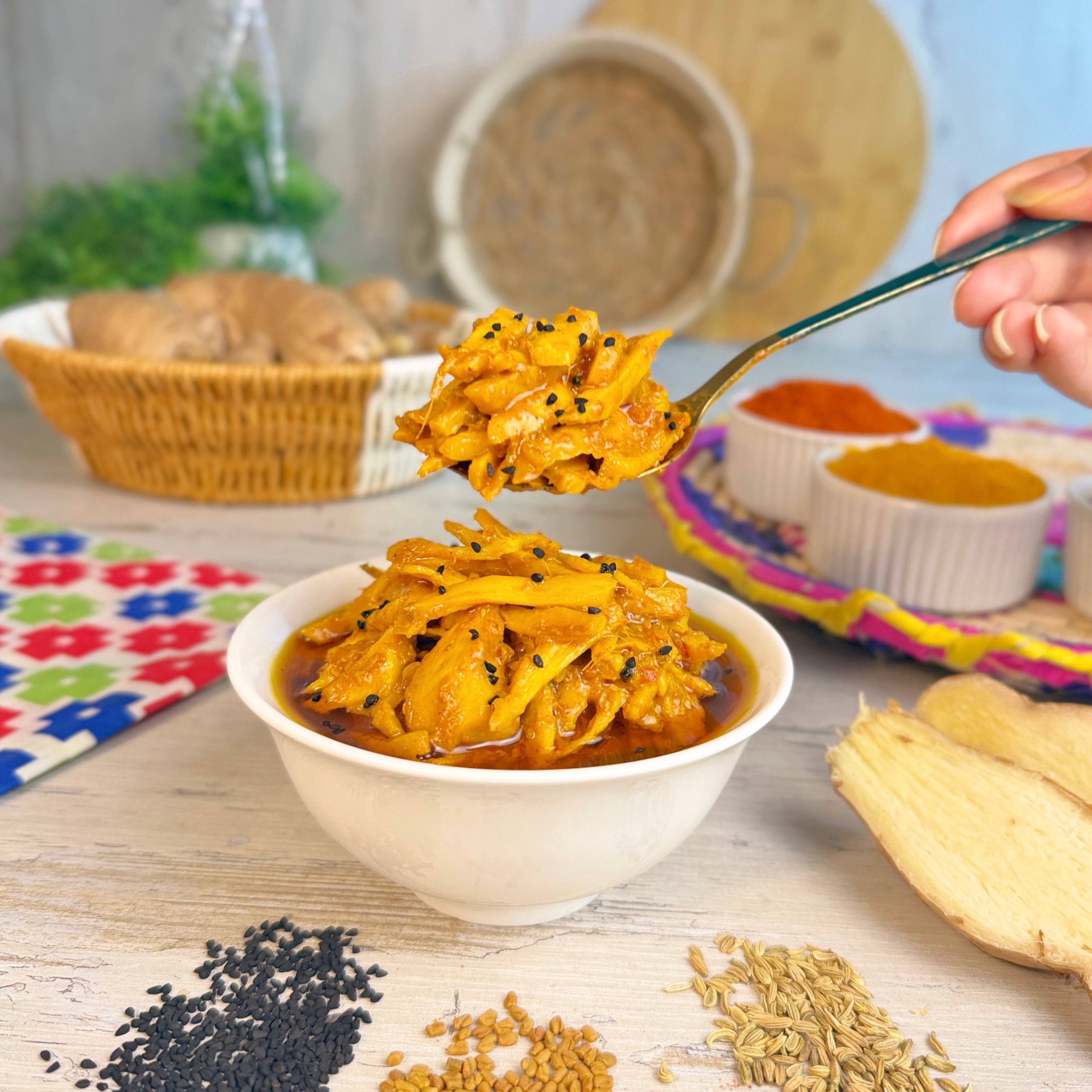 Desi Adrak Pickle دیسی ادرک اچار