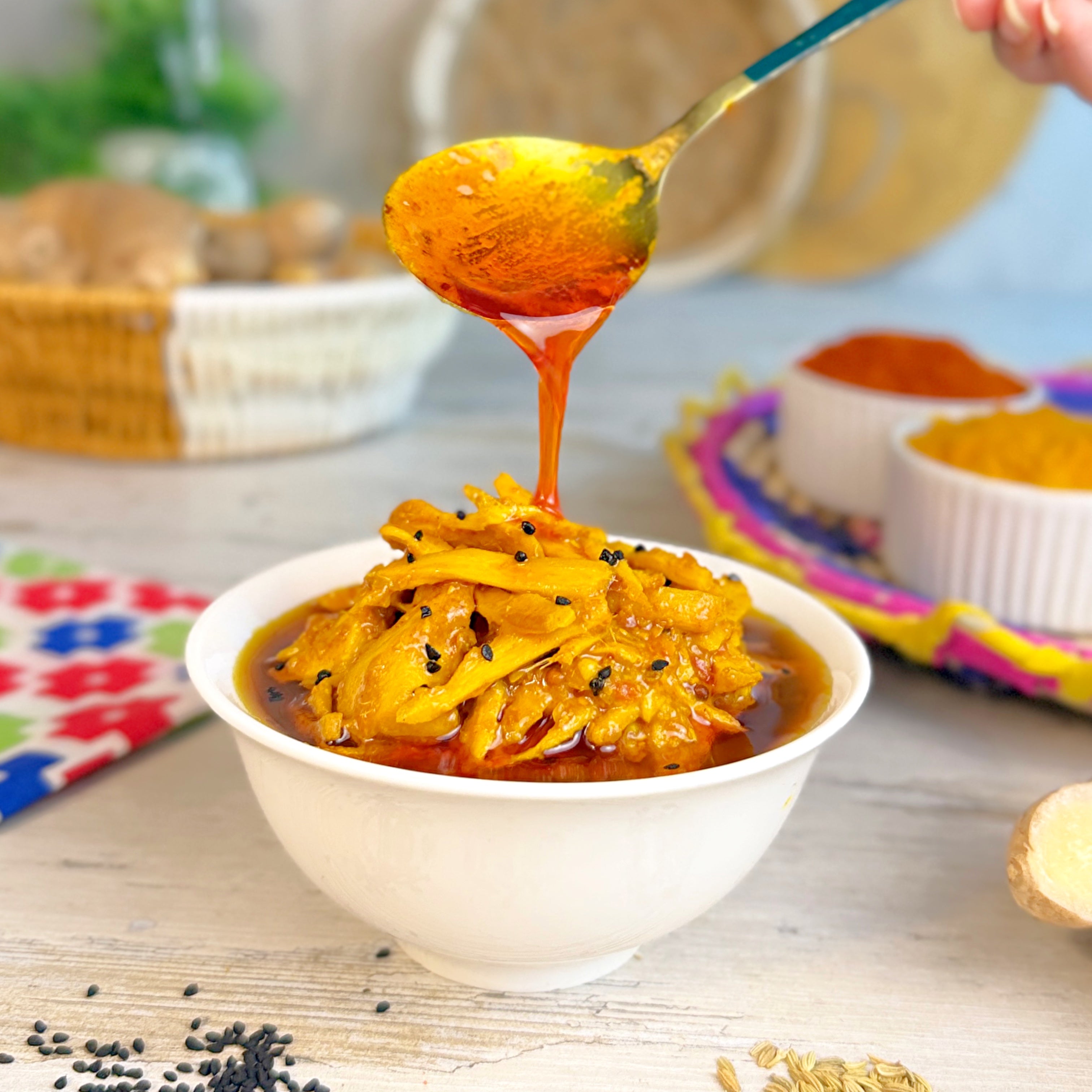 Desi Adrak Pickle دیسی ادرک اچار