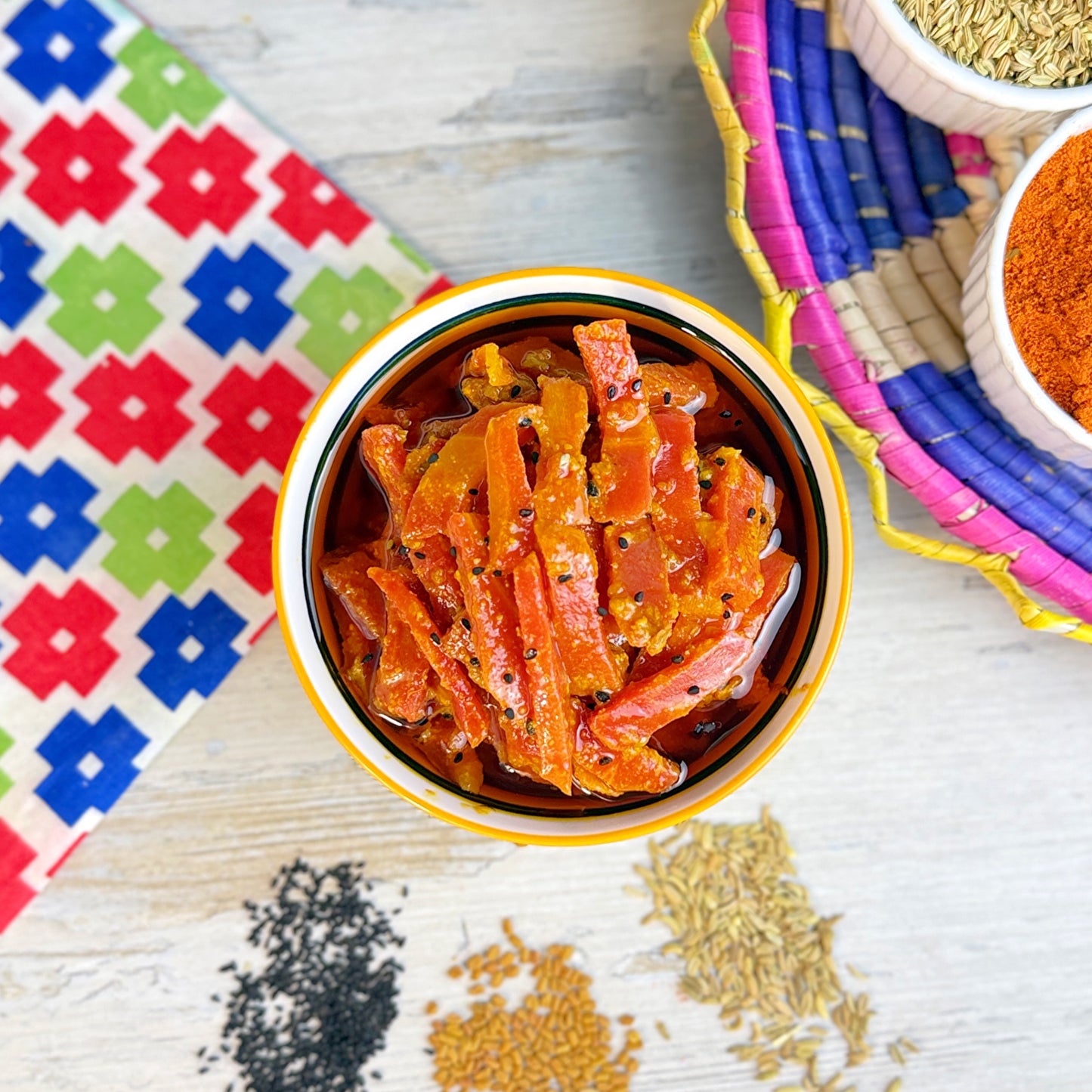 Red Carrot Pickle سرخ گاجر کا اچار