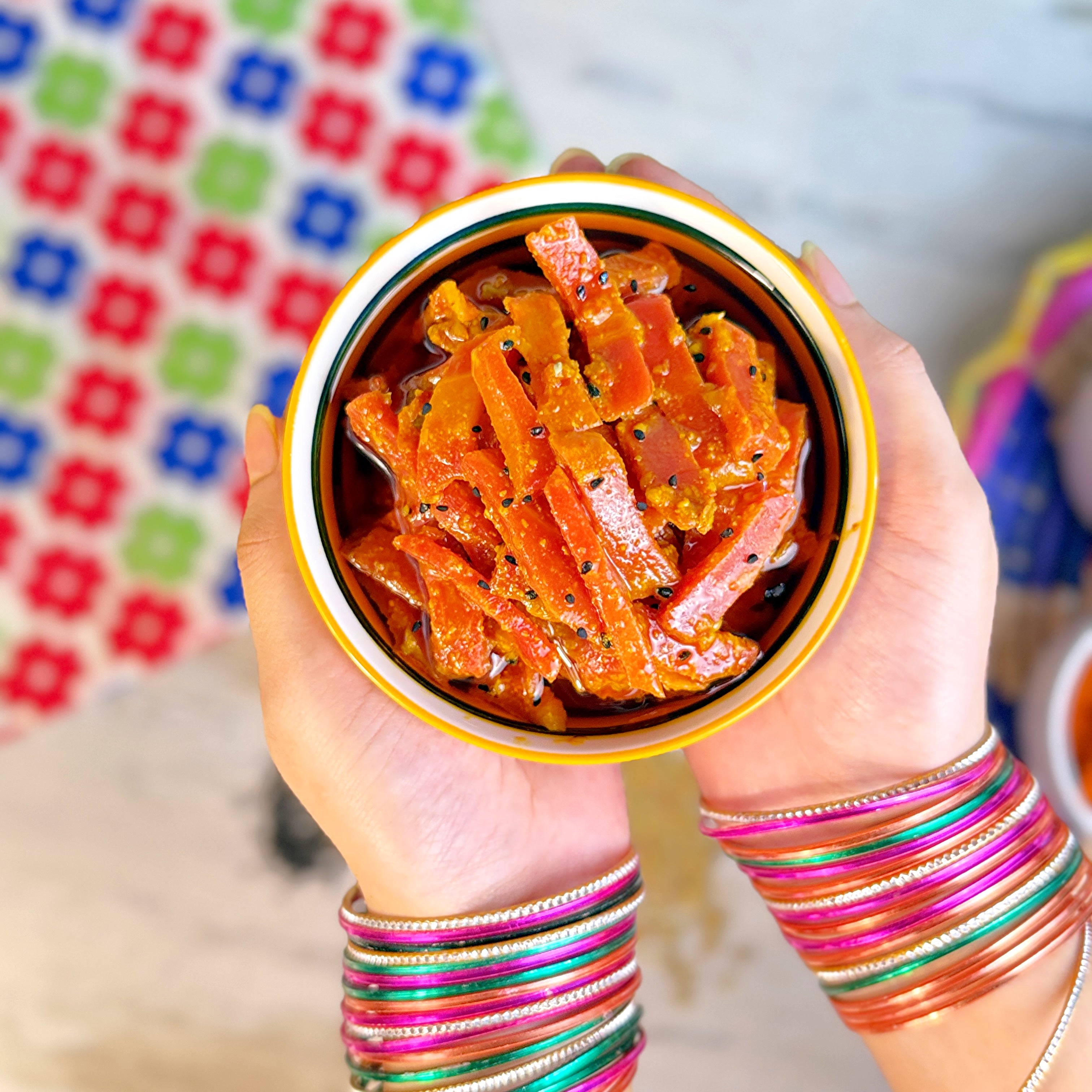 Red Carrot Pickle سرخ گاجر کا اچار